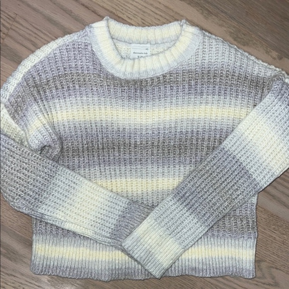 Abercrombie Kids Girls Striped Knit Sweater Size 9/10